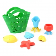 Green Toys Badspeeltjes (6m+) 7-delig set van 100% gerecycleerde plastic melkflessen