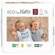 Naty Luierbroekjes 5 - 20 stuks Ecologische pull-up wegwerpbroekjes - 12 tot 18 kg