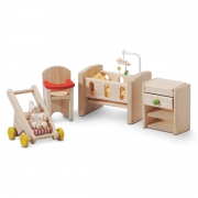 Plan Toys Kinderkamer (3j+) Kinderkamer voor bij een poppenhuis