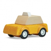 Plan Toys Auto - Taxi (3j+) Leuk autootje van rubberhout en Planwood