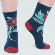 Thought Bio-Katoenen Sokken - Rossa Slate Blue Comfortabele sokken van bio-katoen