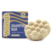 Wondr Shampoing Solide - Coco & Citron Vert Shampoing solide avec un effet très hydratant pour cheveux secs et bouclés. 
