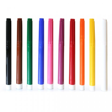 Stiften 6 mm Set van 10 gekleurde op Okonorm - Kudzu eco webshop