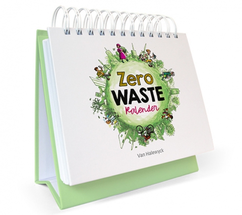 accu Veranderlijk details Zero Waste Kalender Steeds herbruikbare jaarkalender met handige tips voor  het hele gezin Uitgeverij Van Halewyck - Kudzu eco webshop