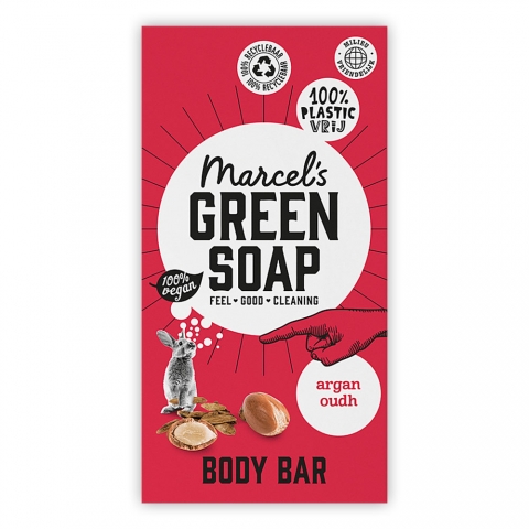 Ongunstig Hiel variabel Zeep - Argan en Oudh Showerbar met natuurlijke ingrediënten in kartonnen  verpakking Marcel's Green Soap - Kudzu eco webshop