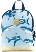 Pick & Pack Rugzakje - Mini- Haaien - Lichtblauw Klein rugzakje voor peuters en kleuters